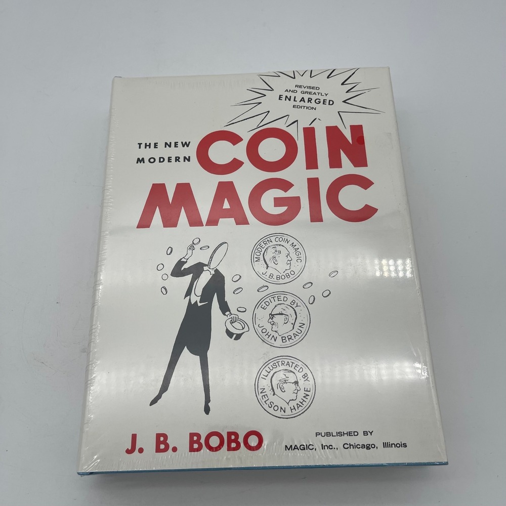 The New Modern Coin Magic J.B. Bobo Revised Enlarged Edition Hardcover Book
